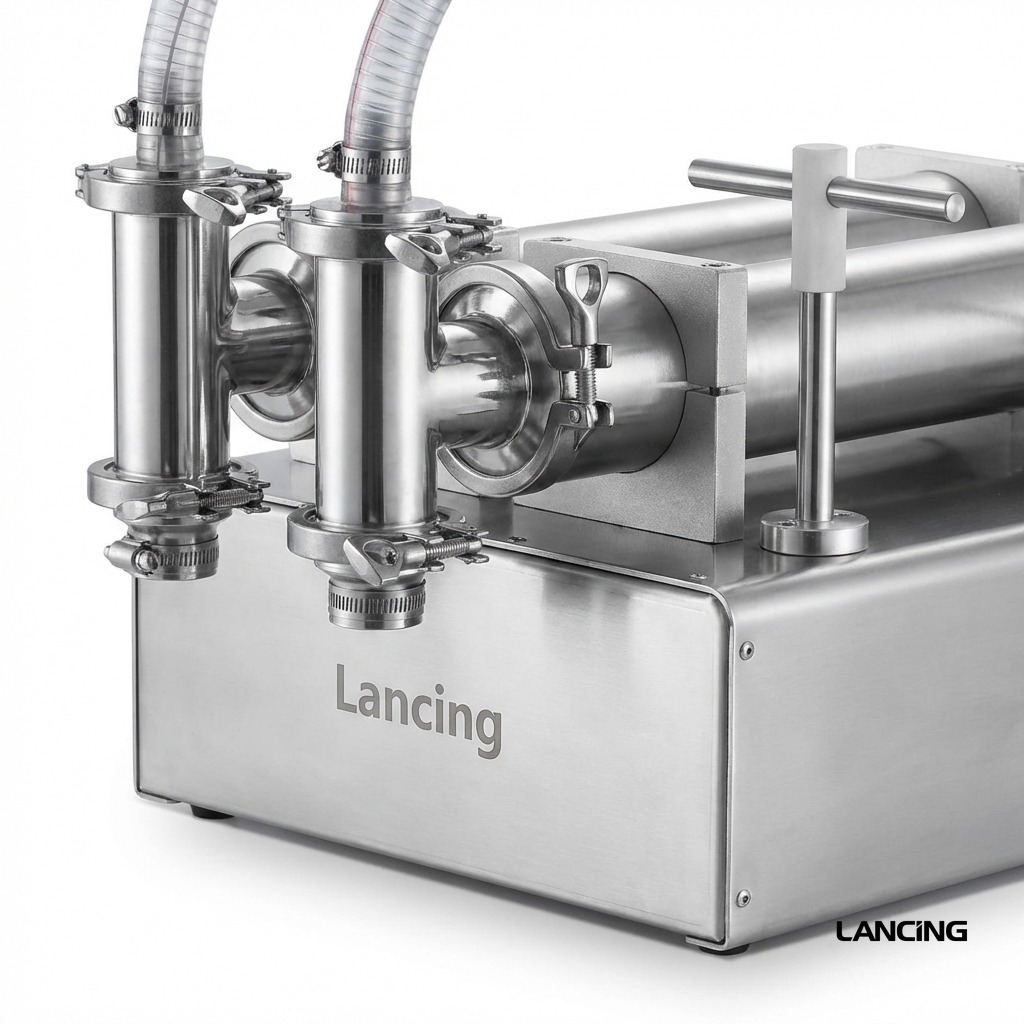 LU-YT2 2 Nozzles Full Pneumatic Liquid Olive Oil Filling Machine gallery 3