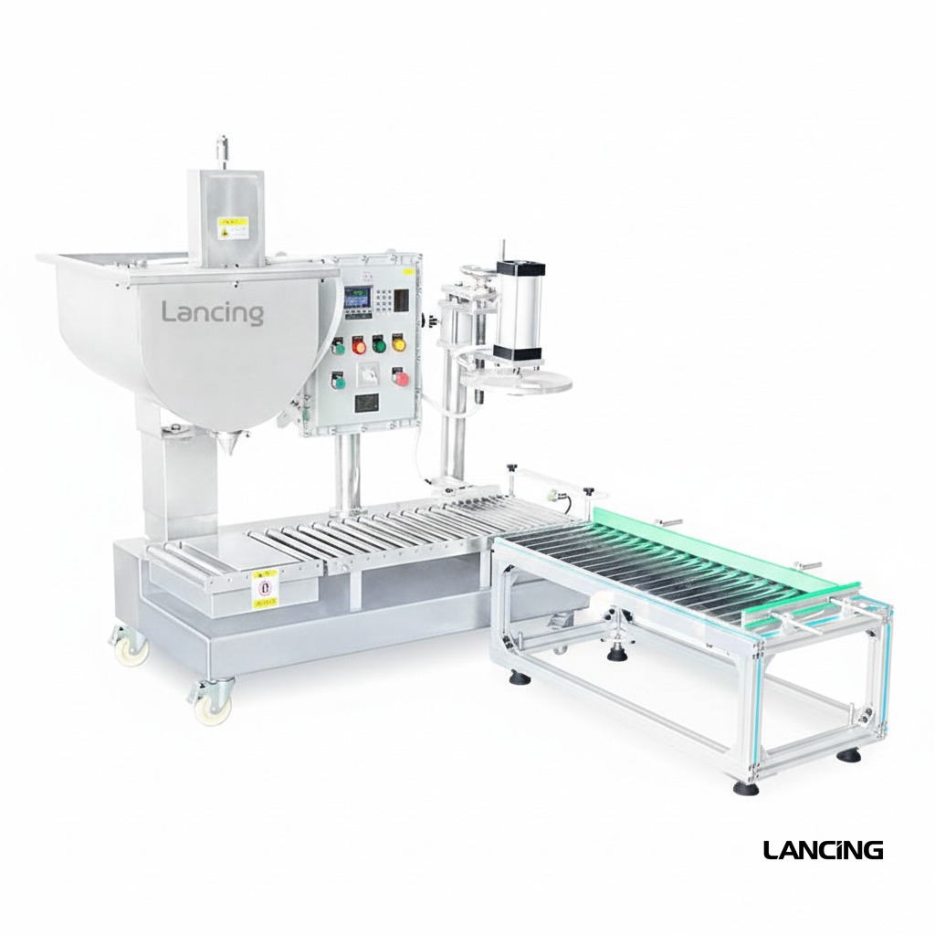 Paint Bucket Filling & Capping Machine