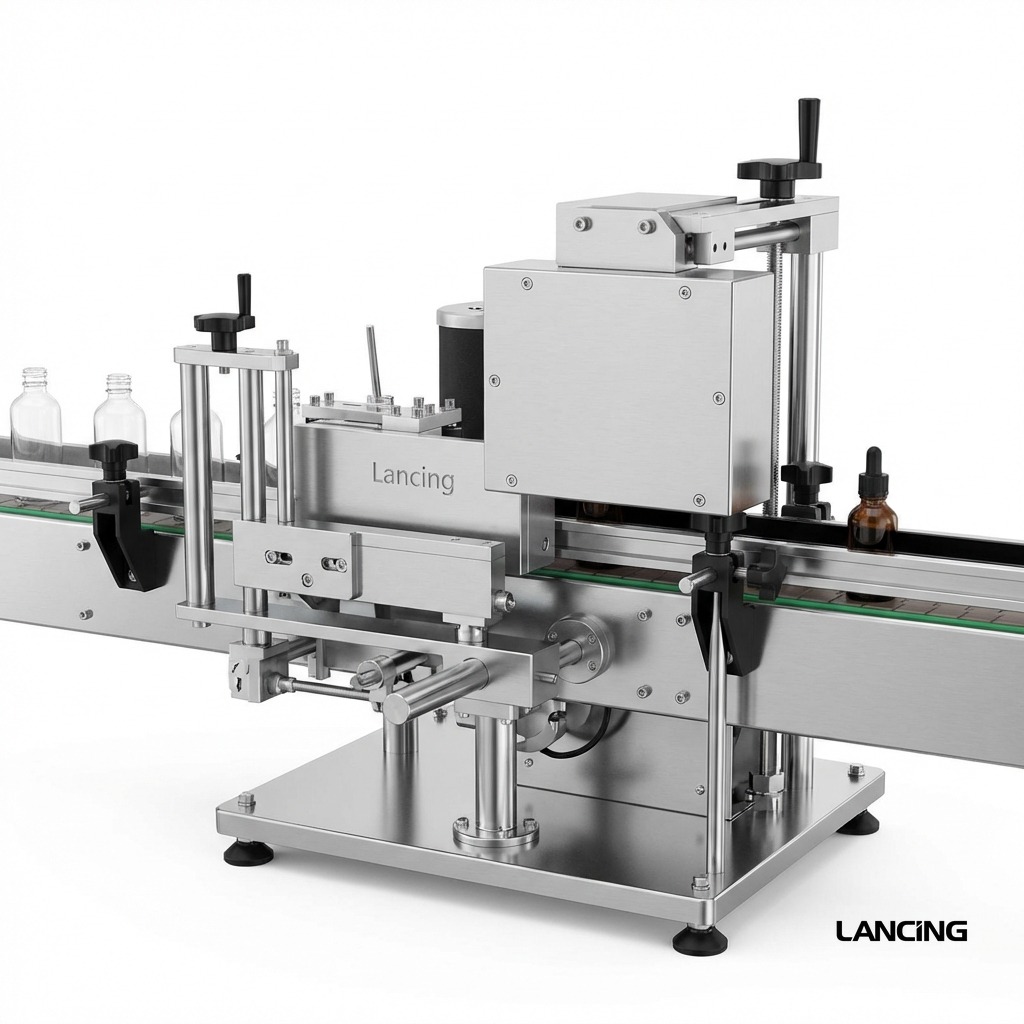 Autoamtic Round Square Bottle Double Side Labeling Machine gallery 3