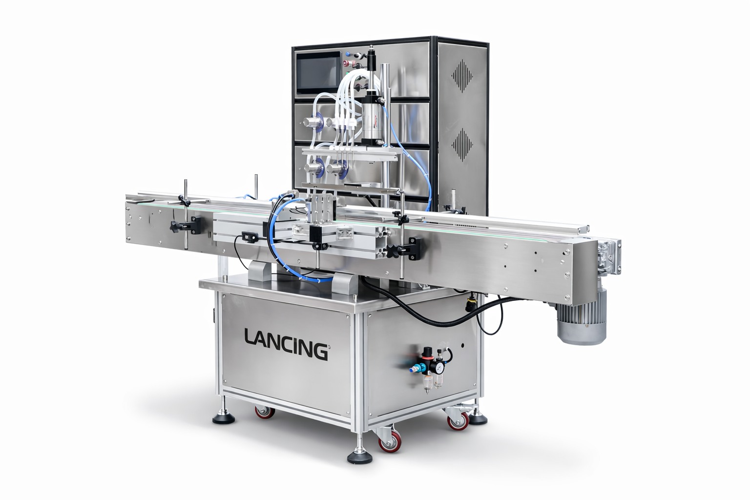 4 Heads Flow Diaphragm Pump Liquid Filling Machine gallery 1