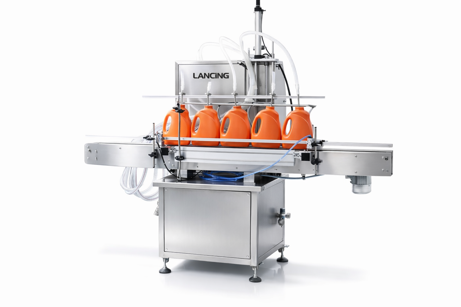 4 Heads Flow Diaphragm Pump Liquid Filling Machine gallery 2