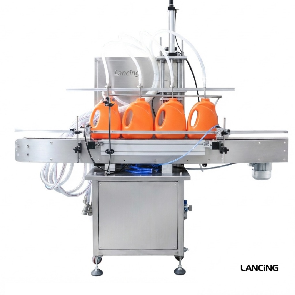 4 Heads Flow Diaphragm Pump Liquid Filling Machine gallery 8