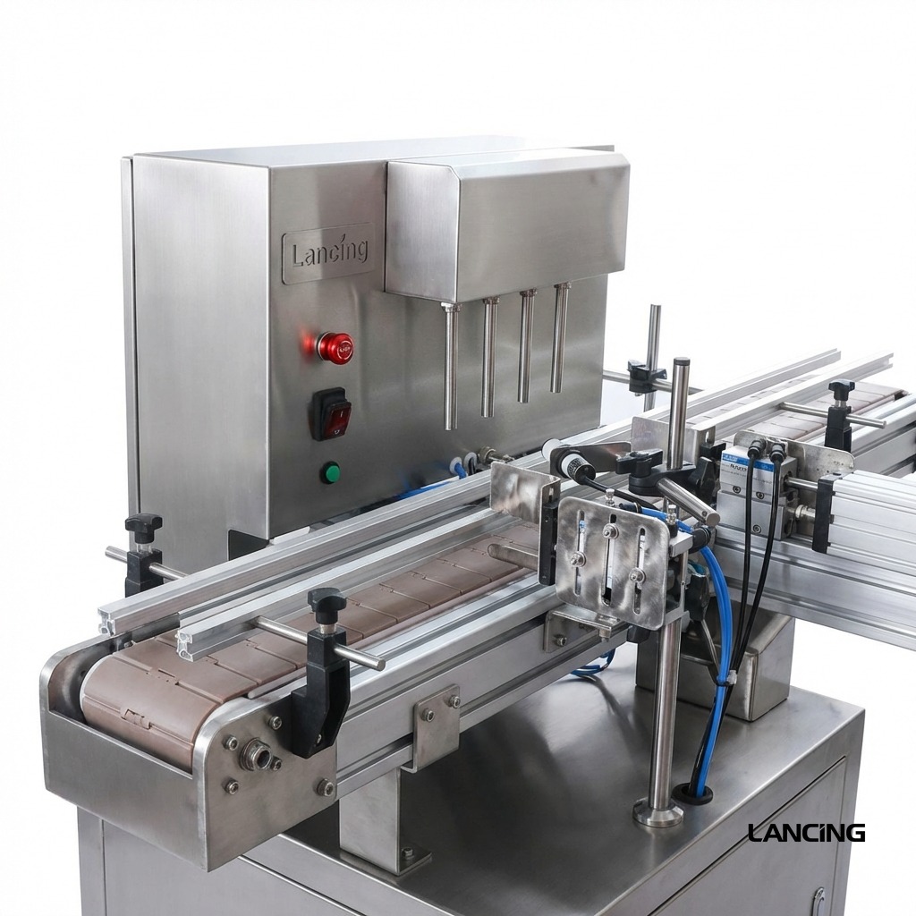 LU-DTPP4C 4 Heads Peristaltic Pump Liquid Filling Machine gallery 3