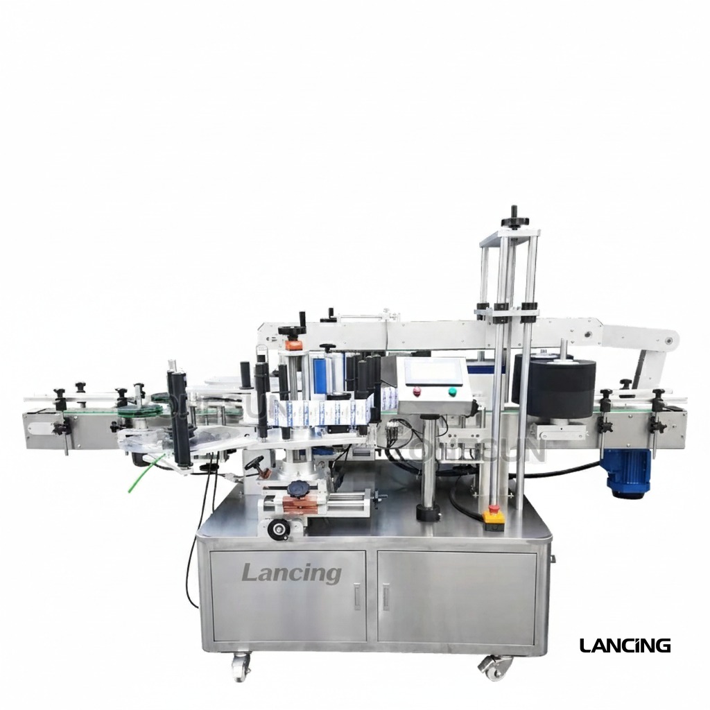 Double-Sided Square Bottle Labeling Machine
