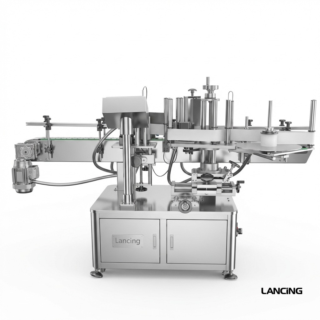 Automatic Double Side Round Positioning And Labeling Machine gallery 5