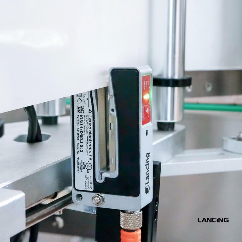 Double-Sided Square Bottle Labeling Machine gallery 4