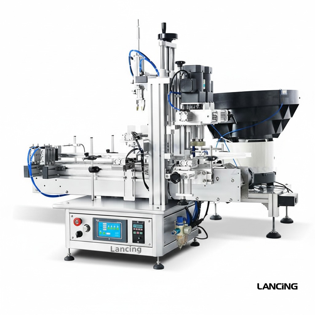 Automatic Dropper Bottle Capping Machine