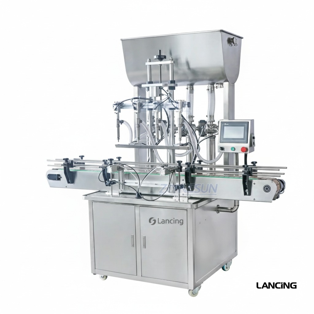 LU-YT4T-4P Automatic 4 Nozzle Paste Filling Machine