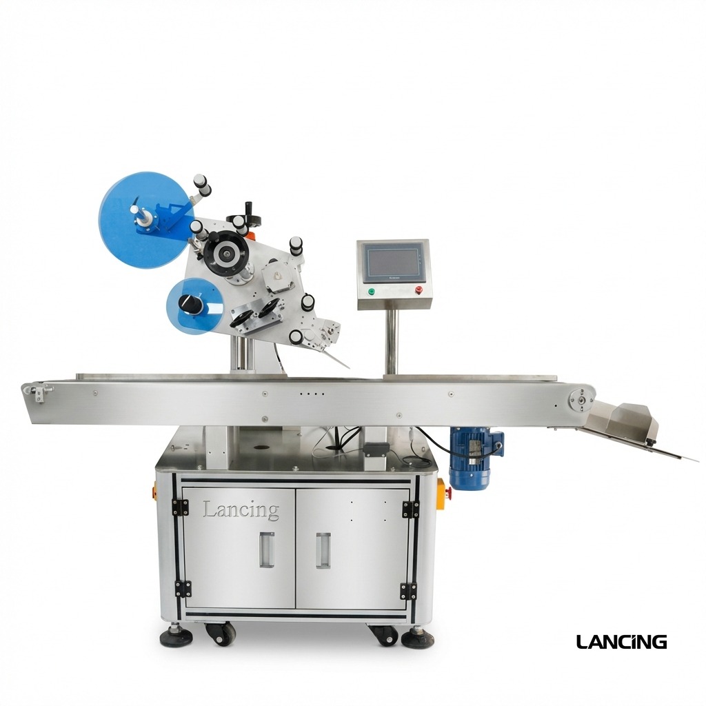 Automatic Flat Surface Labeling Machine