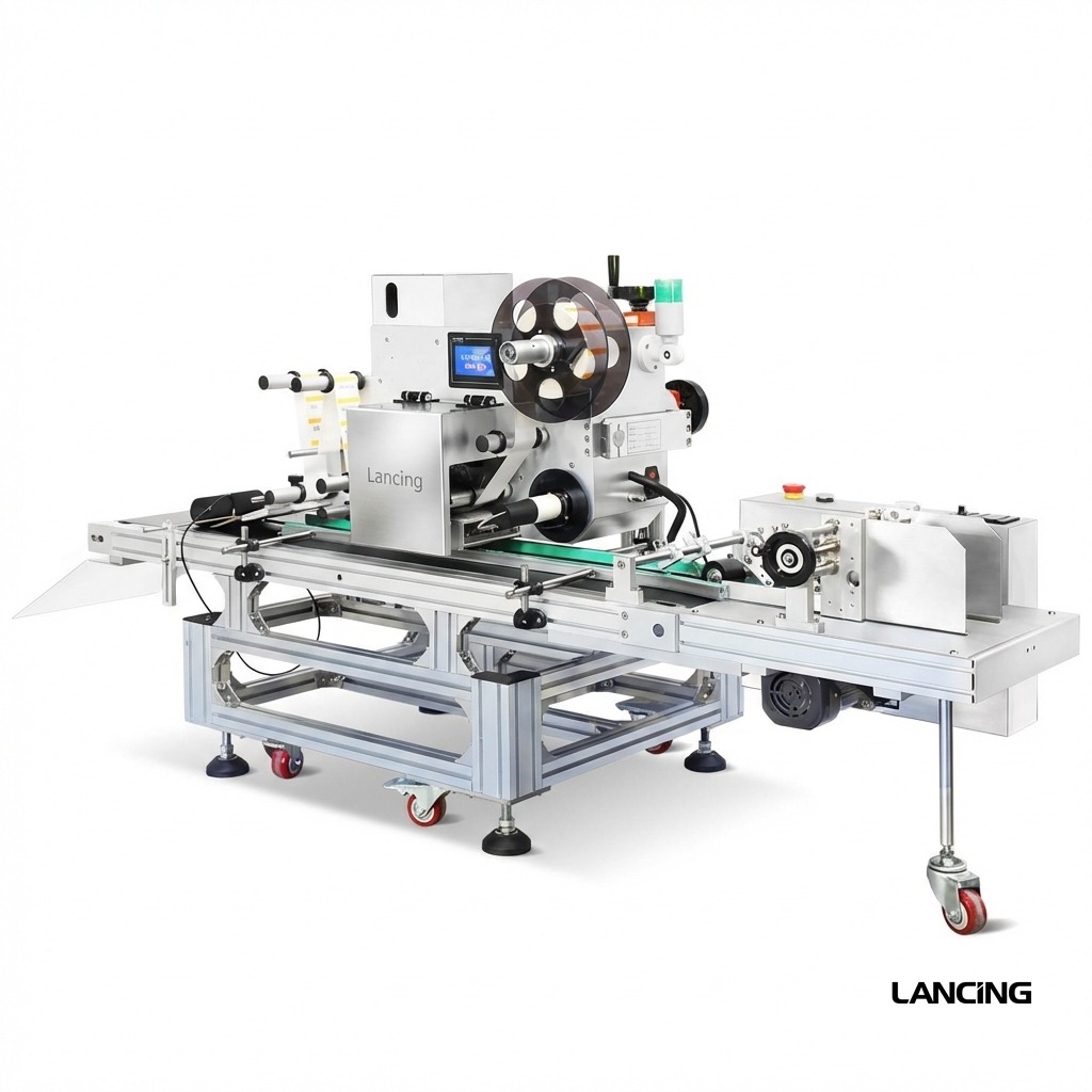 Automatic Flat Surface Labeling Machine