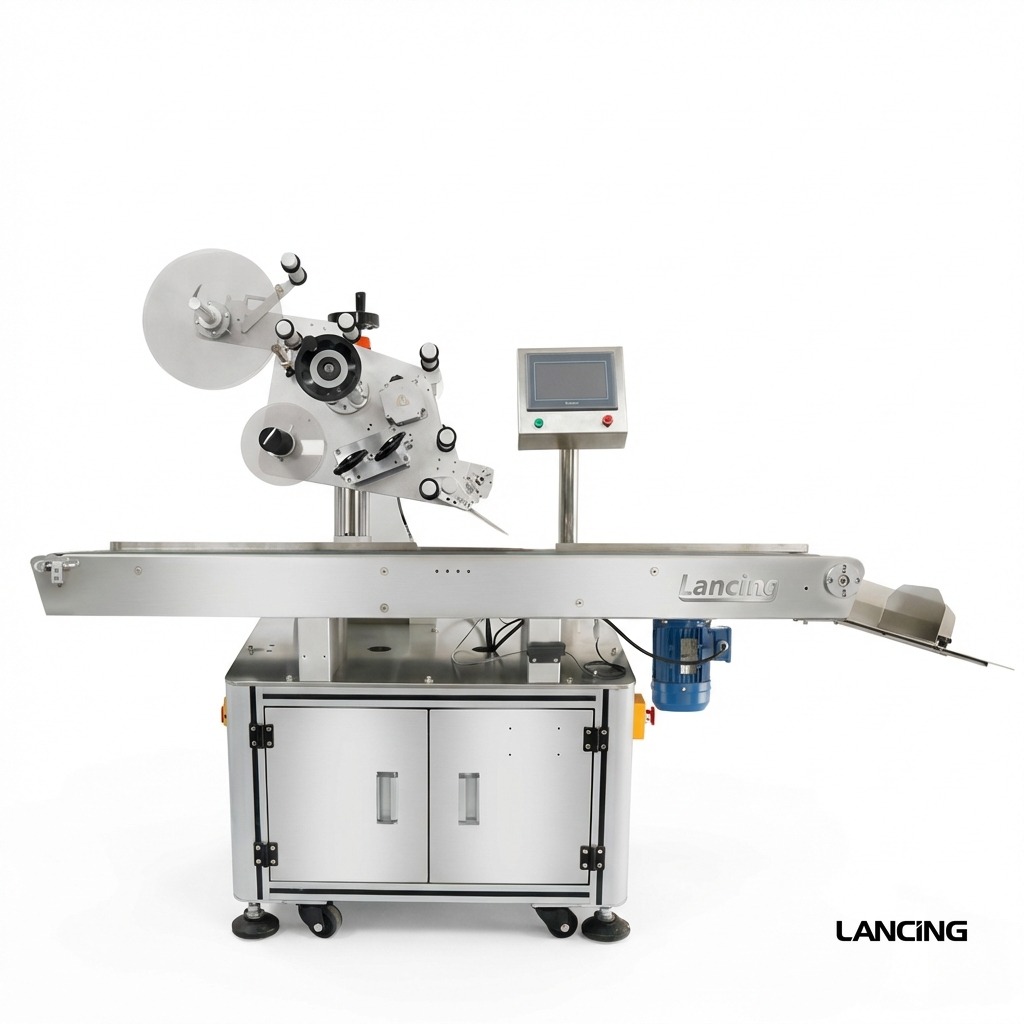 Automatic Flat Surface Labeling Machine