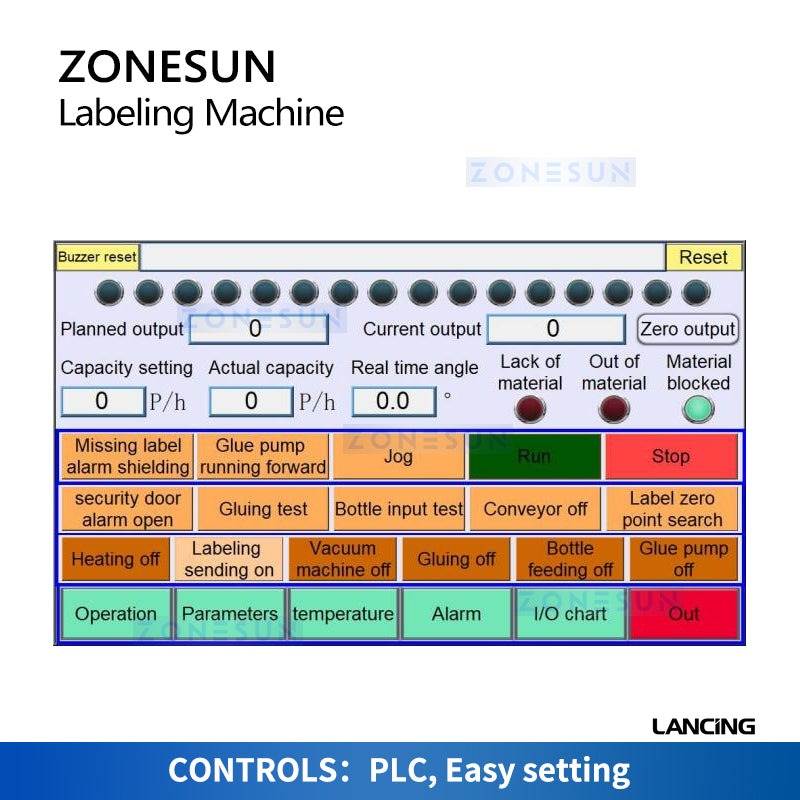 Automatic Hot Melt Glue Film Round Bottle Labeling Machine gallery 4