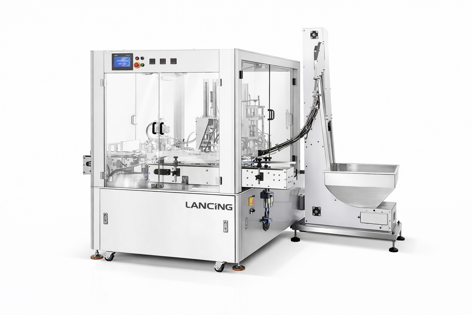 Automatic Cosmetic Paste Filling Aluminum Foil Sealing Capping Machine