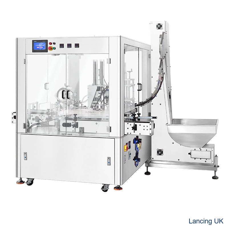 Automatic Cosmetic Paste Filling Aluminum Foil Sealing Capping Machine gallery 2