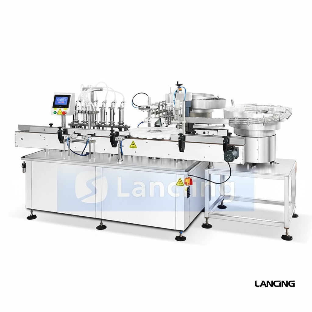 Automatic Perfume Toner Body Mist Spray Bottle Filling Capping Machine