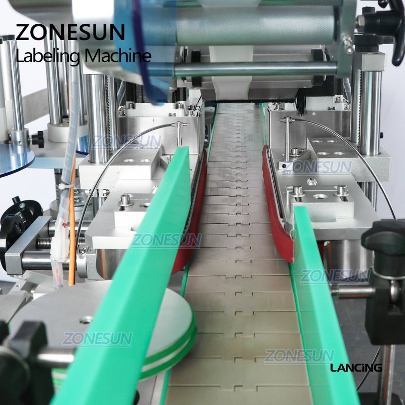 Dual-Function Flat Cap & Round Bottle Labeling Machine gallery 4