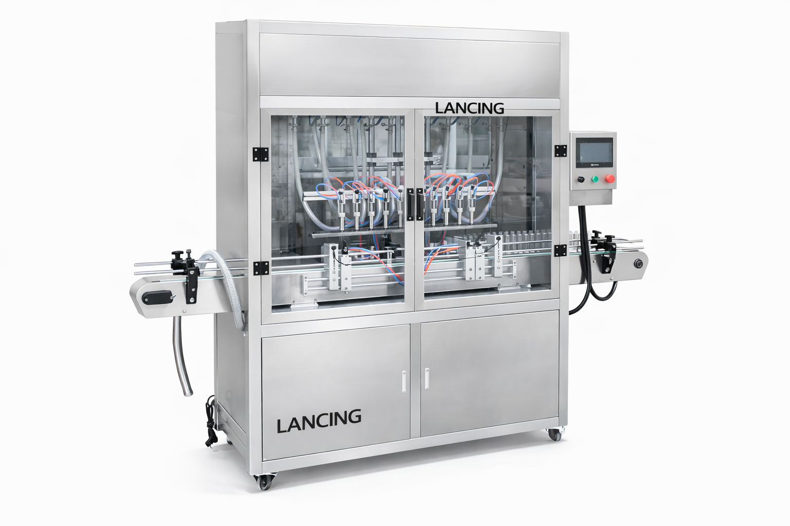 LU‑YT8T‑8ZL Automatic Pneumatic 8‑Nozzle Liquid Filling Machine