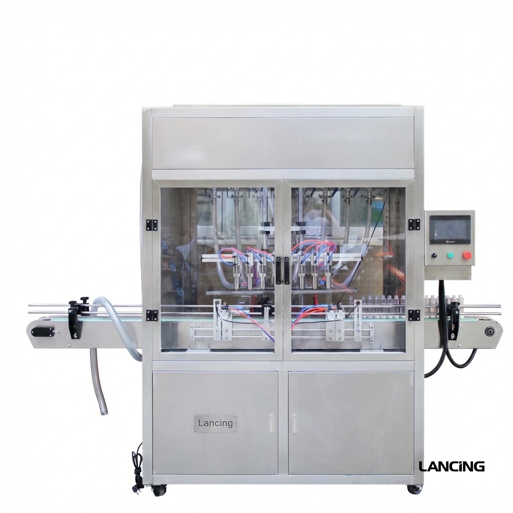 LU‑YT8T‑8ZL Automatic Pneumatic 8‑Nozzle Liquid Filling Machine gallery 3