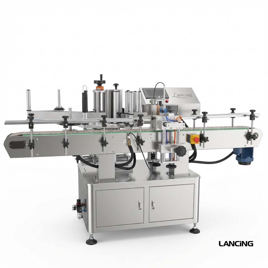 Automatic Round Bottle Labeling Machine