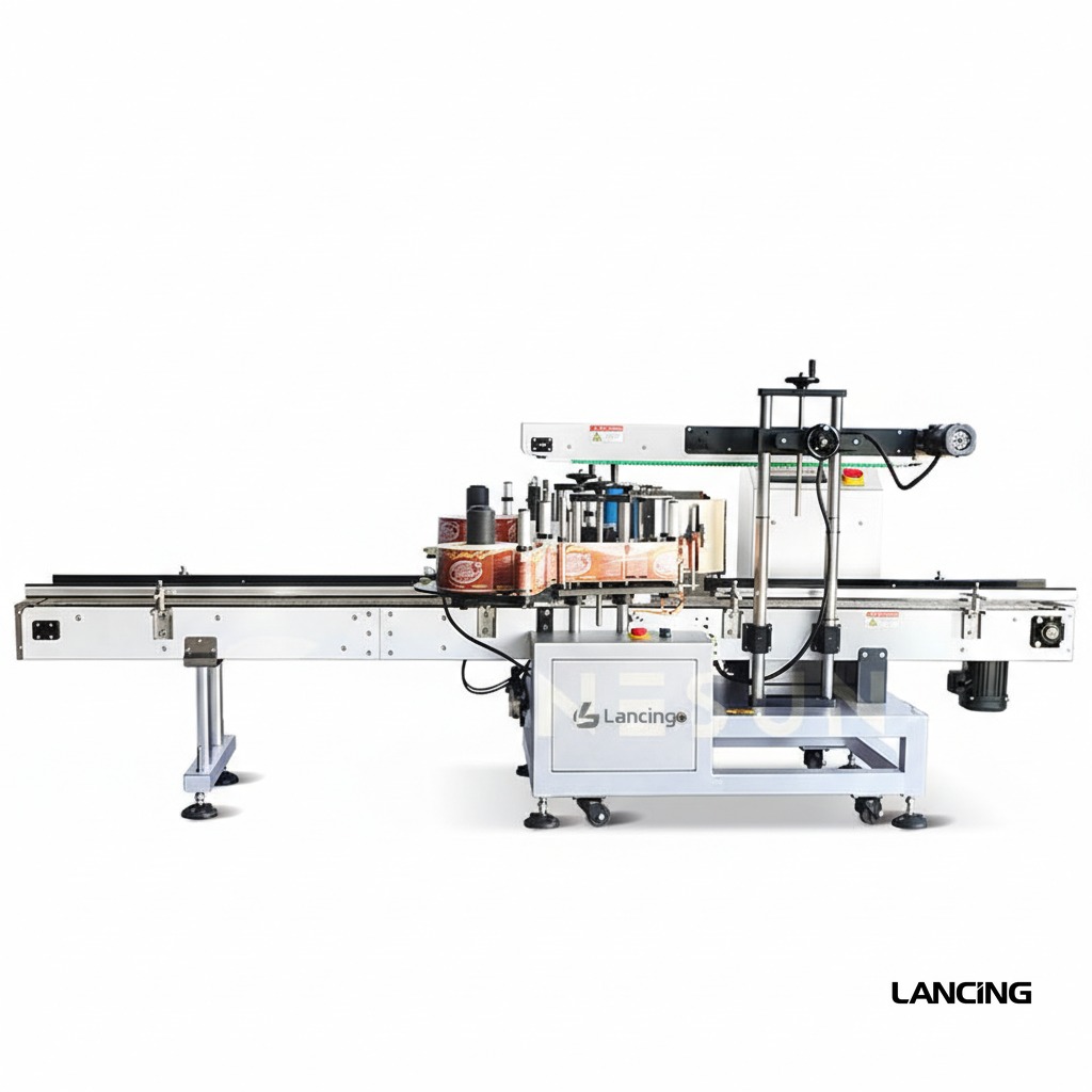 Automatic Square Bottle Double Sides Labeling Machine