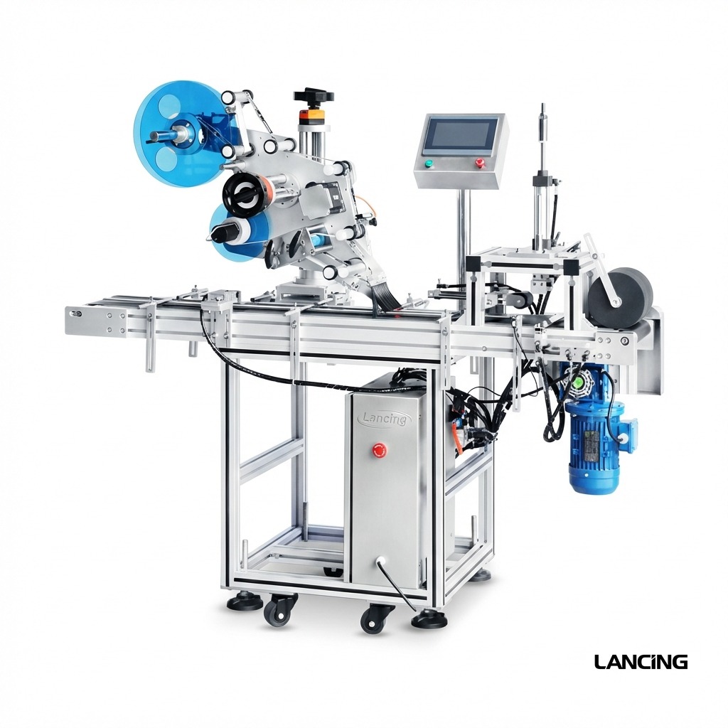 Three-Side Box Labeling Machine