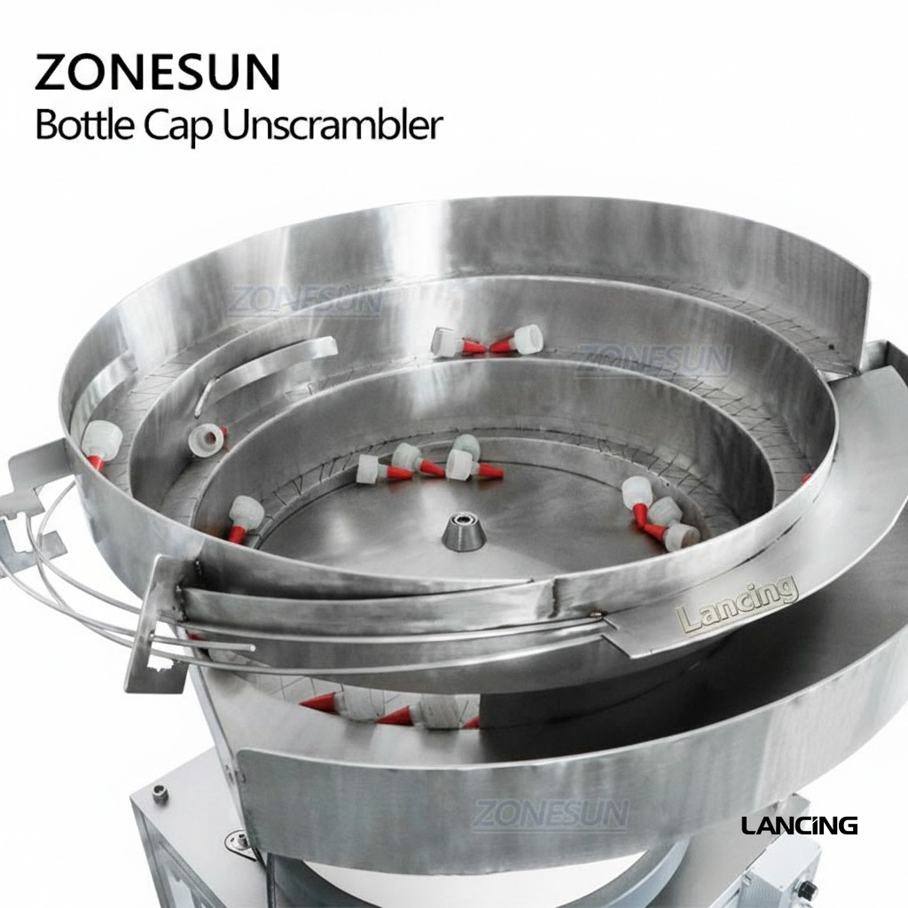 Automatic Vibratory Cap Feeder for Bottle Capping Production Line gallery 2