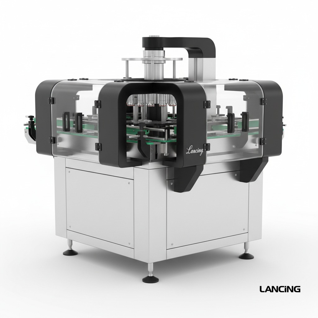 Automatic Wine Bottles ROTARY Corking Machine gallery 4