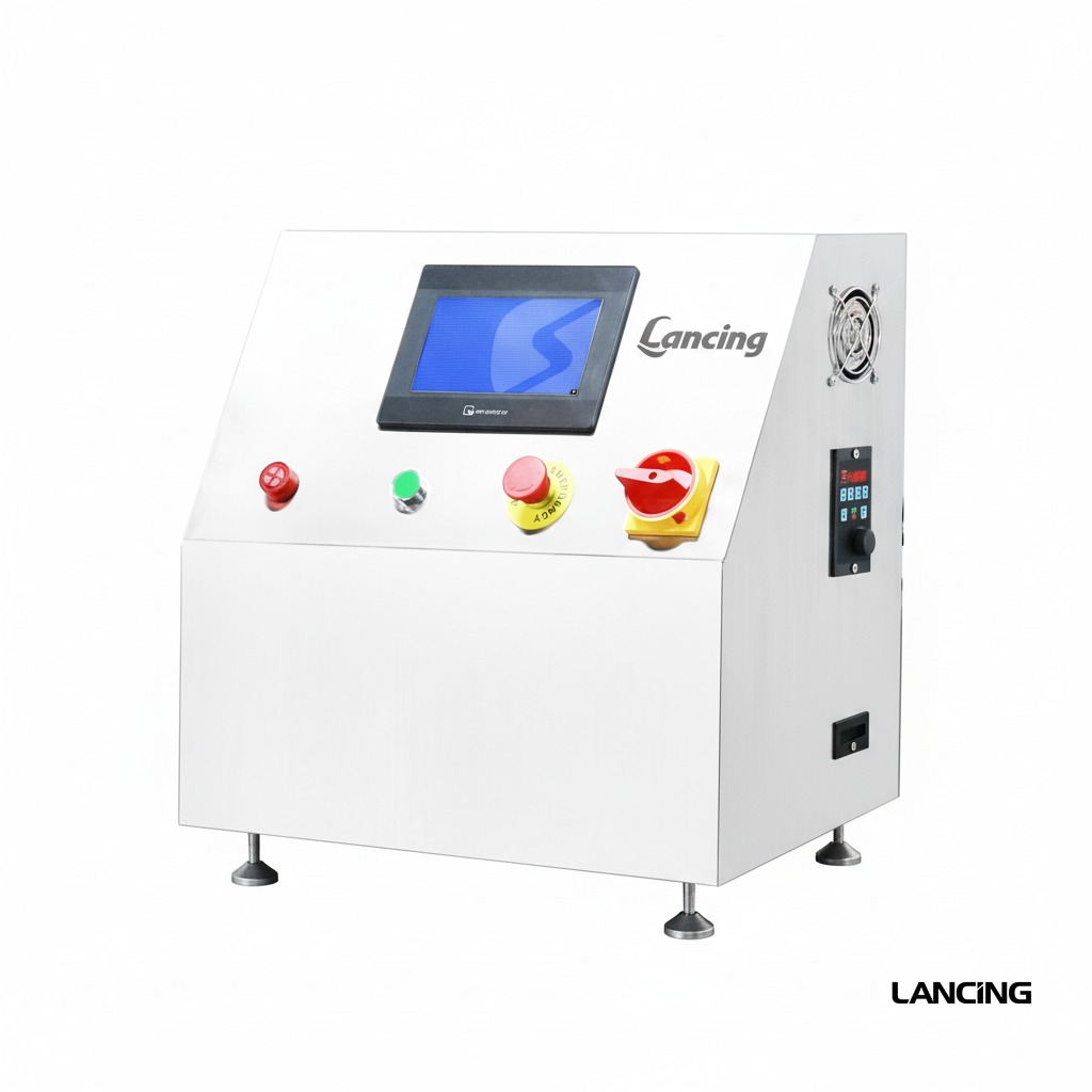 Automatic Cup Lid Pressing Machine with Cap Elevator Yogurt Cup Pressing Machine gallery 3