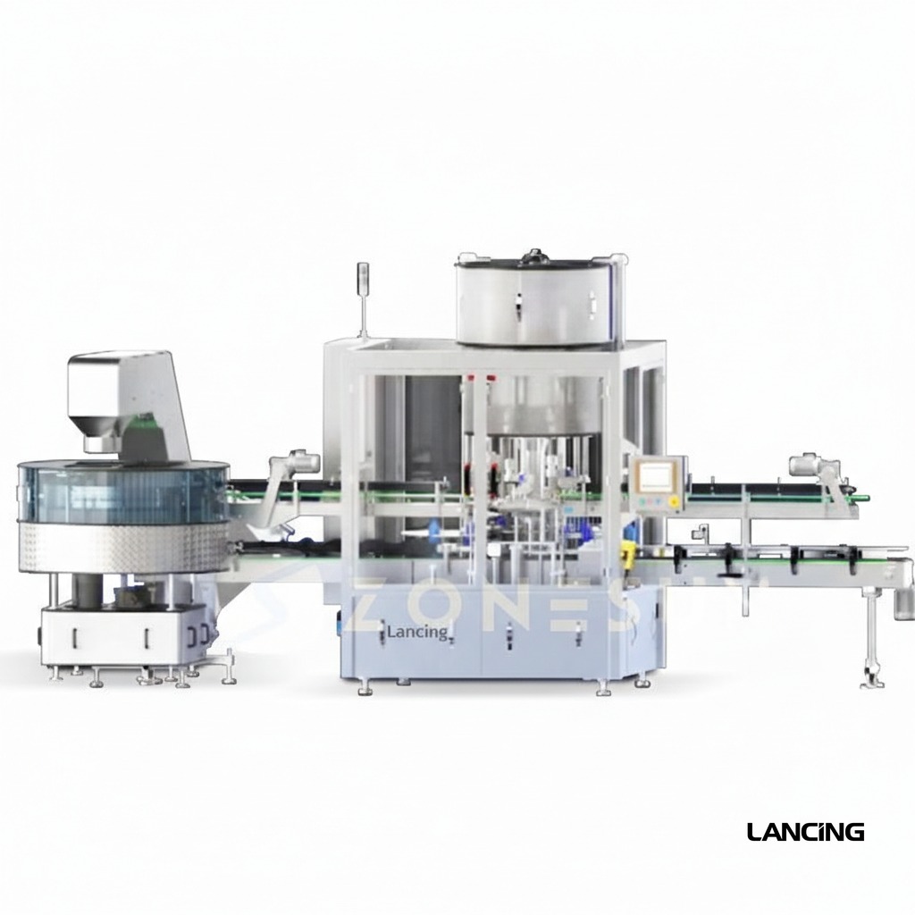 LU-BCM8 High-Speed Pump Bottle Capping Machine