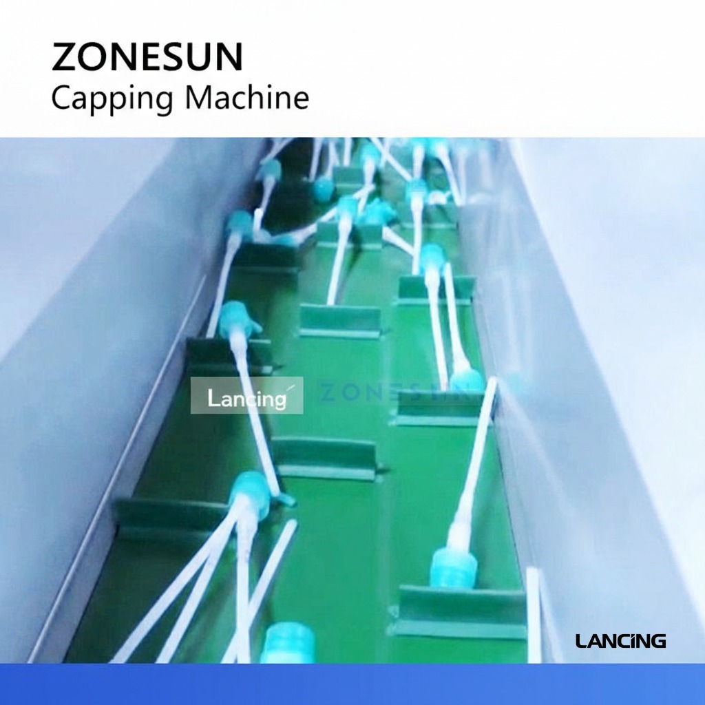 LU-BCM8 High-Speed Pump Bottle Capping Machine gallery 3