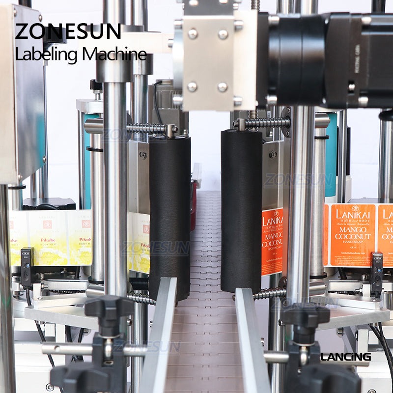 Double Side Square Bottle Labeling Machine gallery 3