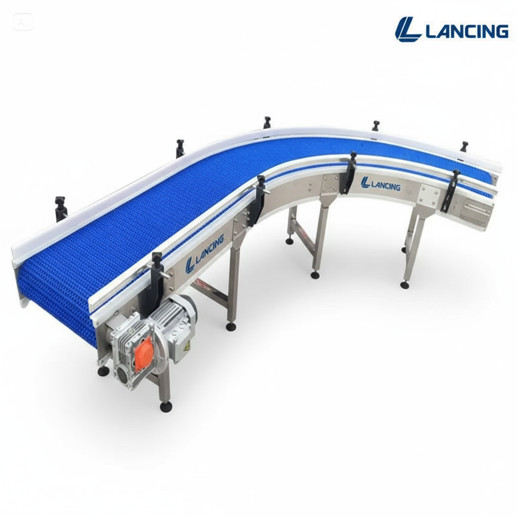 Custom U-Shape Chain Conveyor Belt for Production Line gallery 5
