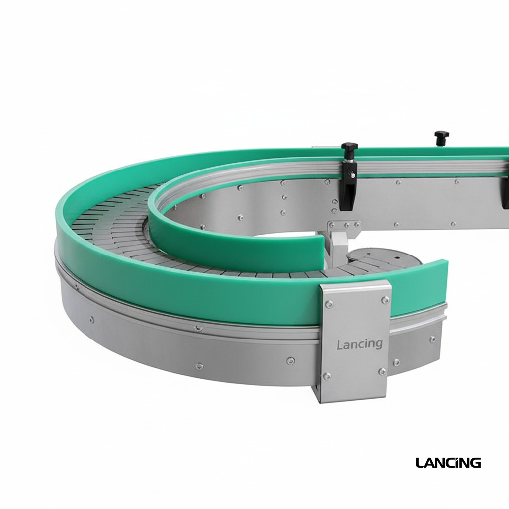 Custom U-Shape Chain Conveyor Belt for Production Line gallery 3