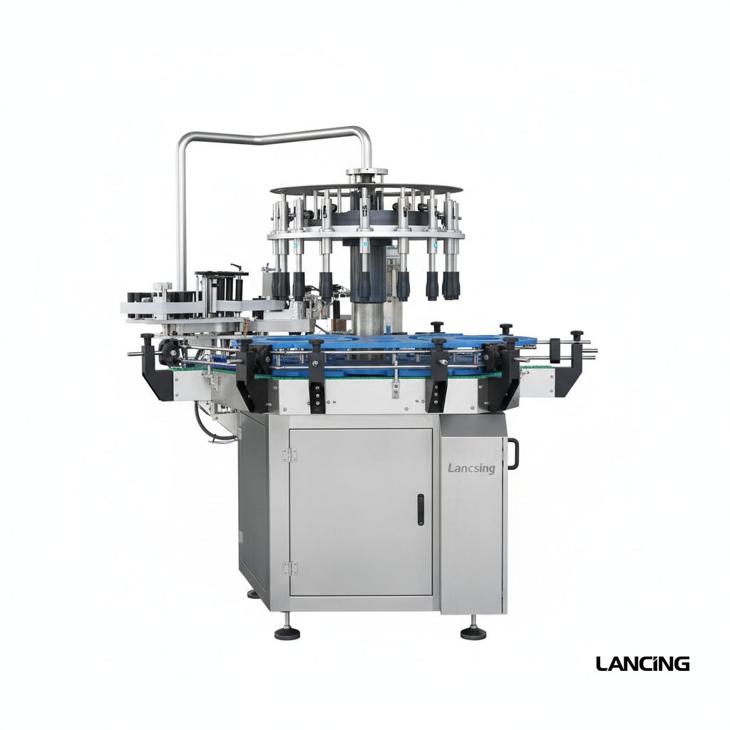 LU-CYGDP6 Automatic Round Bottle Label Applicator gallery 4