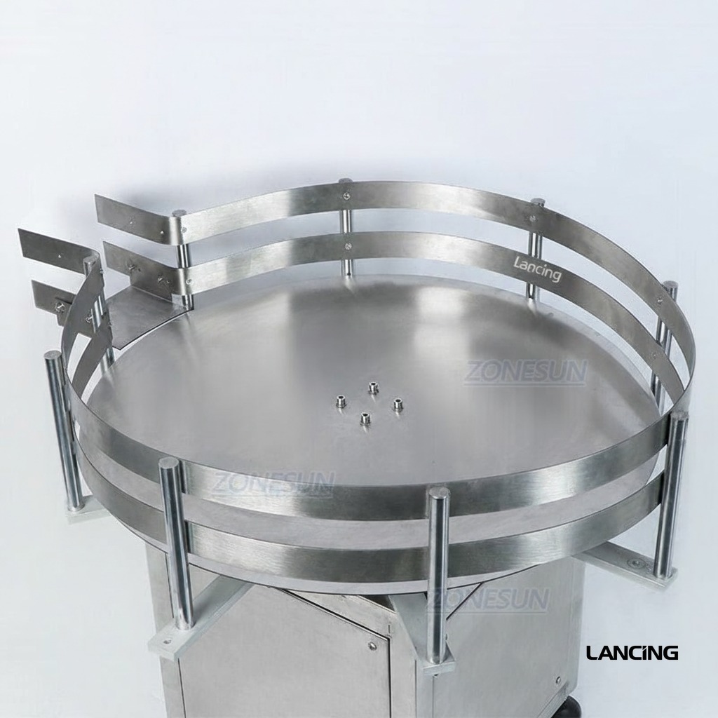 Desktop Rotary Bottle Unscrambler Machine gallery 4