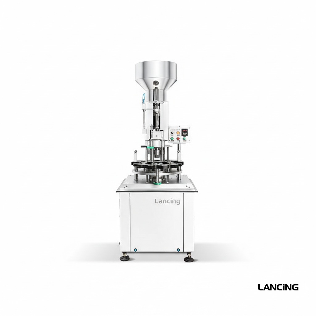 LU‑DSJ2 Automatic Wine Bottle Cork Feeding Capping Machine