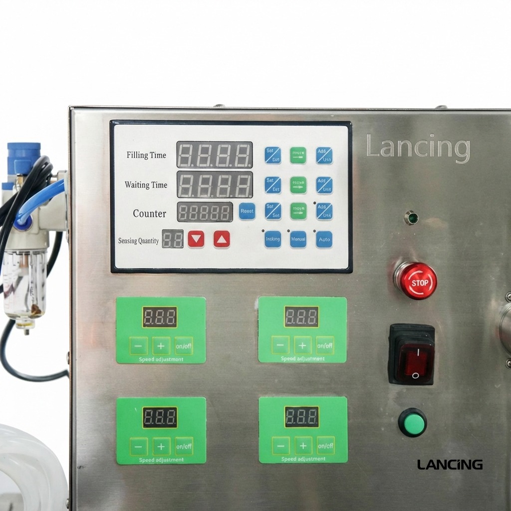 LU-DTMP4AL Magnetic Pump Liquid Filling Machine gallery 2