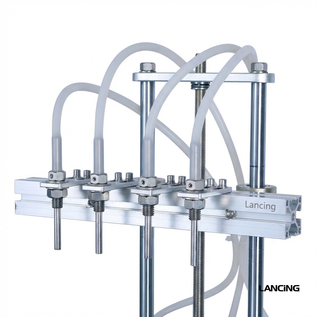 LU-DTMP4C 4-Nozzle Magnetic Pump Liquid Filling Machine gallery 2