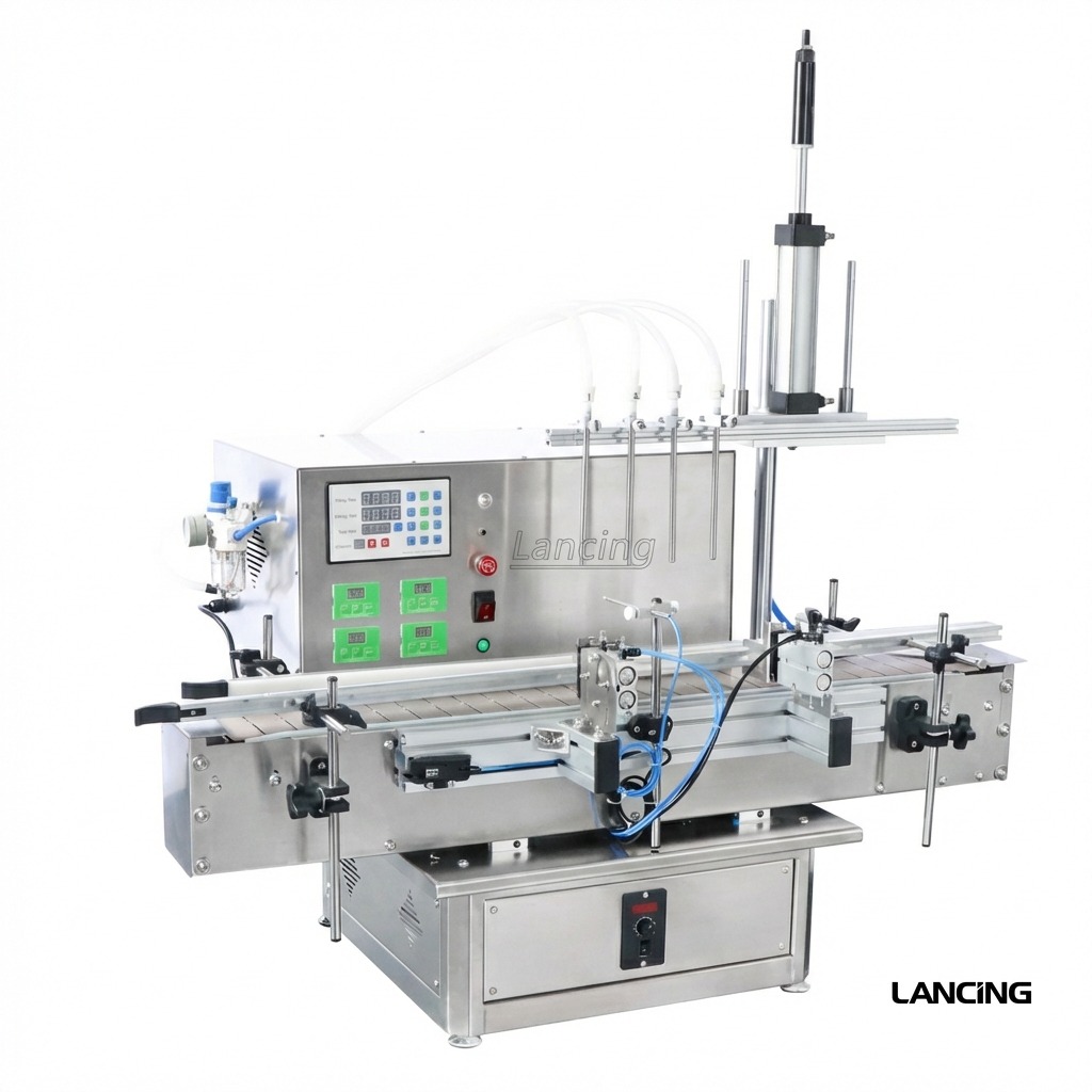 LU-DTTP4D Desktop Liquid Filling Machine