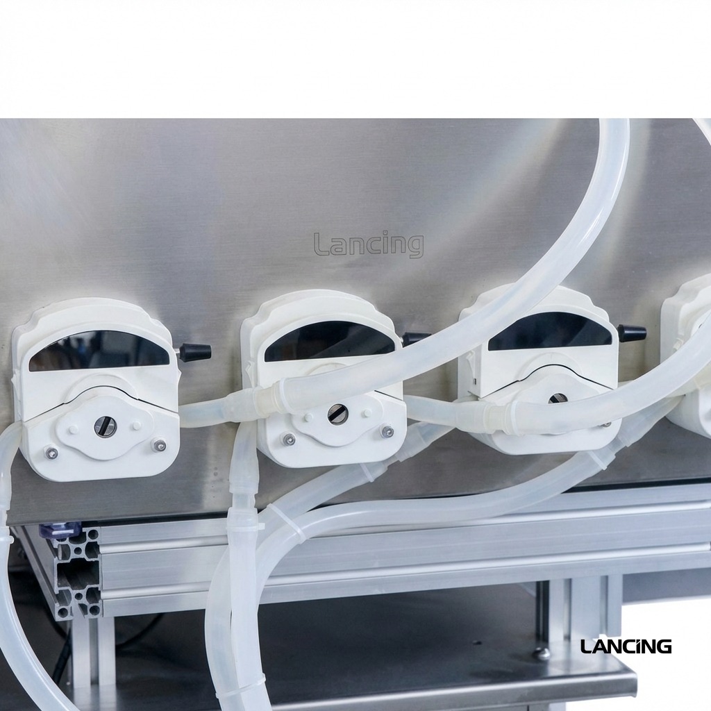 LU-DTPP4E 4-Nozzle Pneumatic Peristaltic Liquid Filling Machine gallery 3