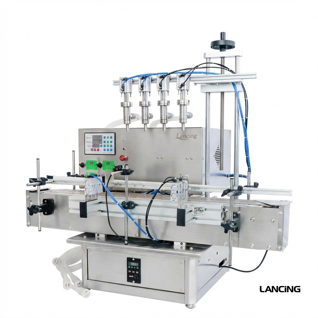 LU-DTPP4E 4-Nozzle Pneumatic Peristaltic Liquid Filling Machine gallery 4