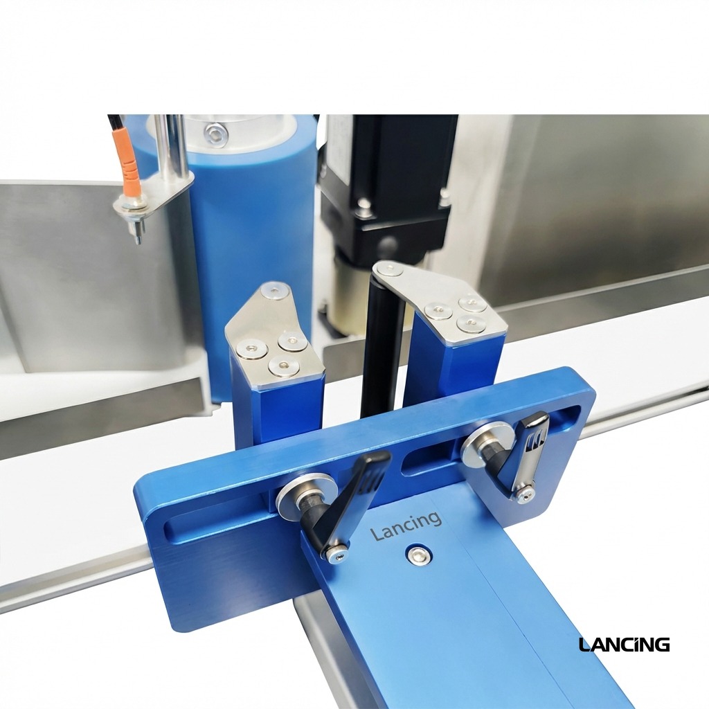 Fully Electric Desktop Essential Oil Moisturizing Round Bottle Labeling Machine gallery 3