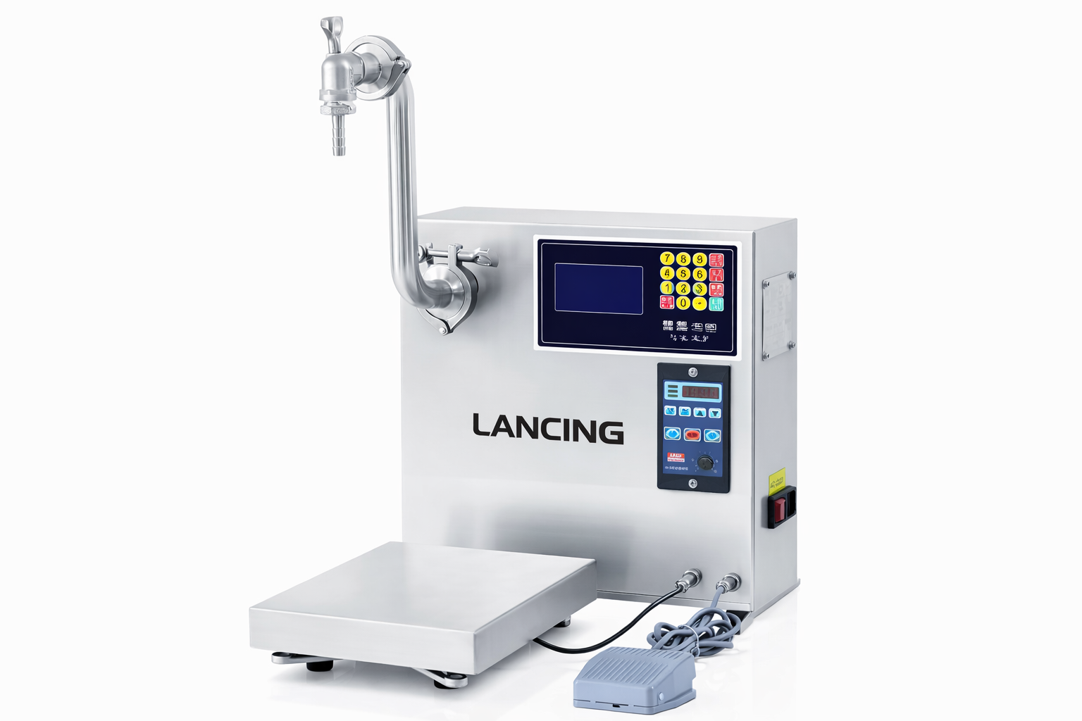 LU-GPW1 High Flow Gear Pump Liquid Weighing Filling Machine