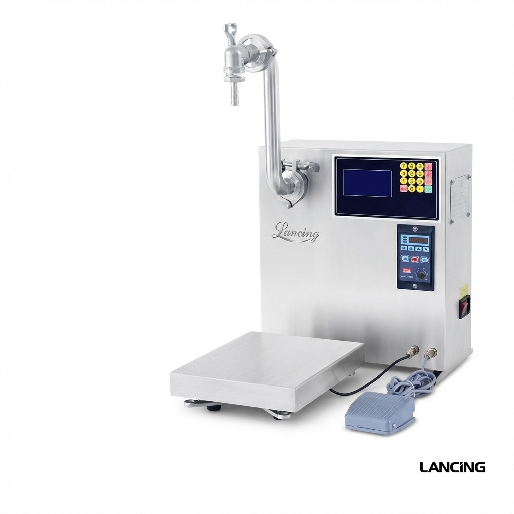 LU-GPW1 High Flow Gear Pump Liquid Weighing Filling Machine gallery 2