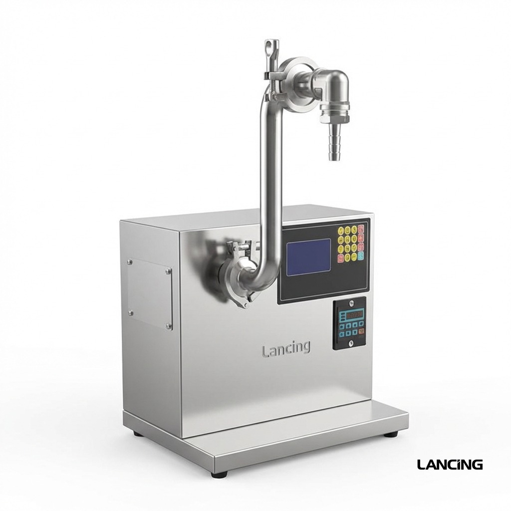 LU-GPW1 High Flow Gear Pump Liquid Weighing Filling Machine gallery 4