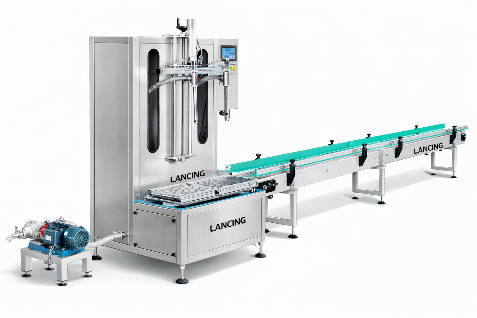 LU-GTW2D Dual-Head Liquid Filling Machine