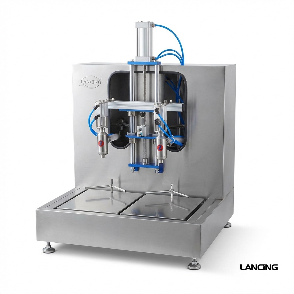 LU-GTW2D Dual-Head Liquid Filling Machine gallery 5