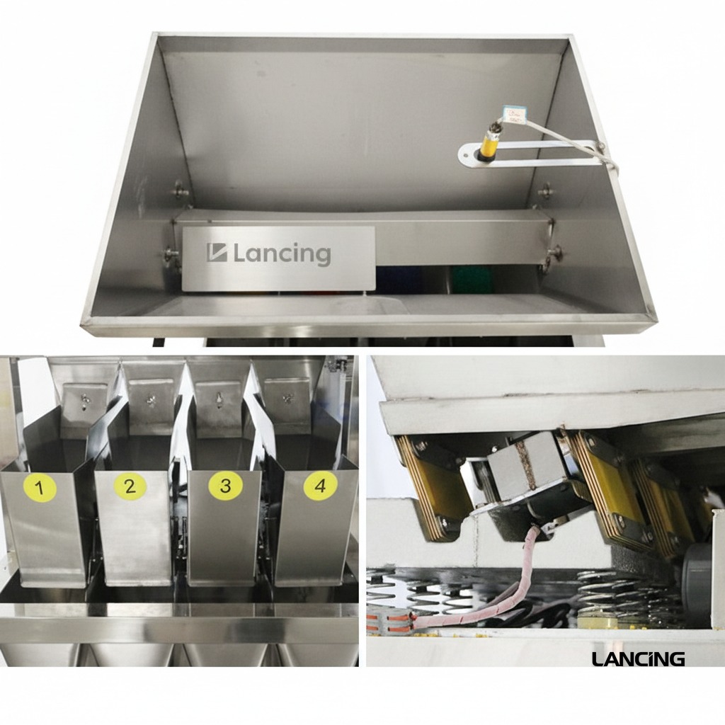 LU-GW4 Automatic 4 Heads Granule Weighing Filling Machine gallery 3