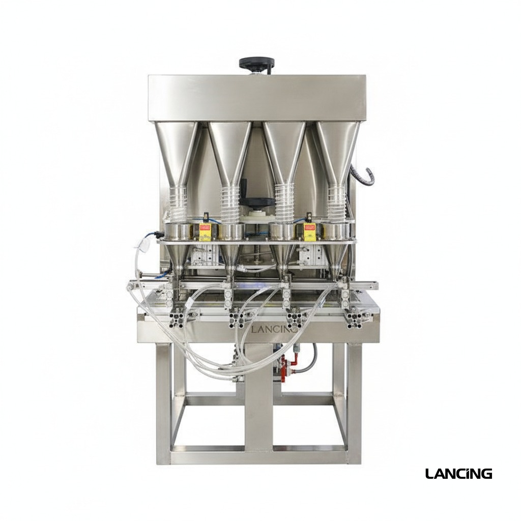 LU-GW4 Automatic 4 Heads Granule Weighing Filling Machine gallery 4