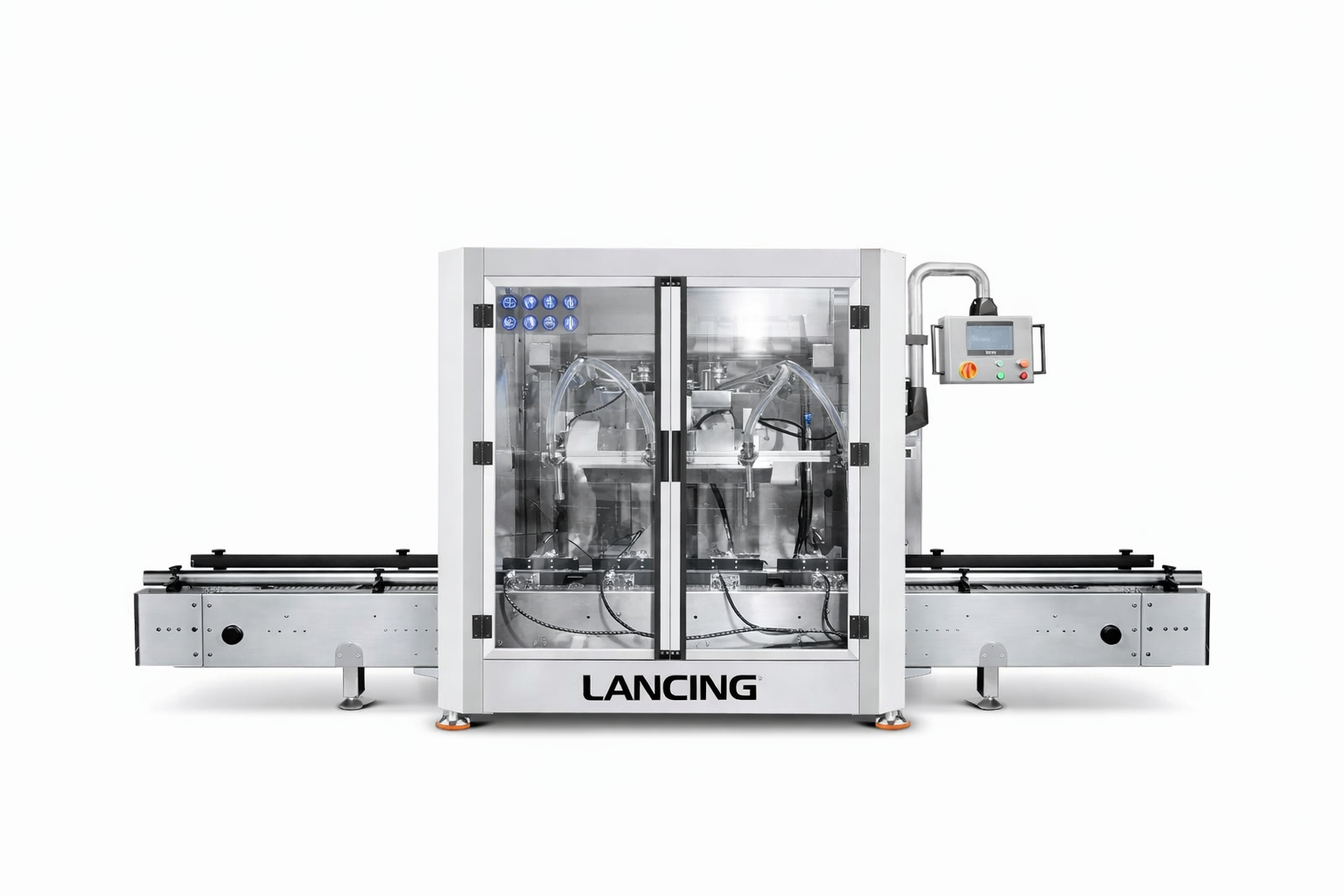 LU-GYW4 Automatic 4 Nozzles Paste Weighing Gallon Filling Machine